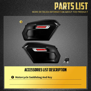 Sacoches Rigides avec Coffre Latéral - Harley-Davidson Touring 2014-2023 – photo 6/8