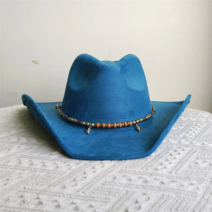 Chapeau cowboy en suédine - vue 13