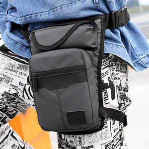 Sac de cuisse moto style café racer - vue de face - vue 3