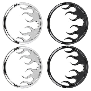 Caches de haut-parleurs motif flammes en ABS pour Harley-Davidson Electra Glide, Street Glide et Trike 2014-2022 - vue 6