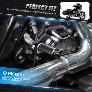Repose-pieds passager en aluminium 6061 pour Harley-Davidson Road King/Special, Street Glide/Special 2017-2024 – photo 2/9