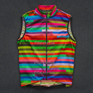 Gilet de cyclisme homme sans manches noir - vue de face - vue 12