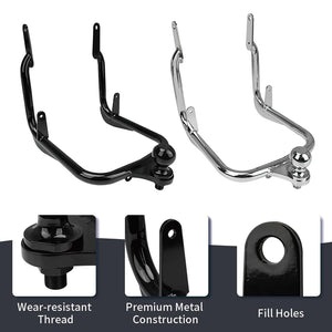Attache-remorque noir chromé pour Harley-Davidson Touring Electra Road King CVO Street Glide Road Glide 2009-2023 – photo 5/8