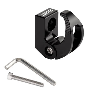 Crochet moto pliable en aluminium Chekis pour Zontes 350/310 - pompe et rangement casque - vue 7