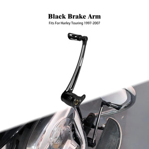 Levier de frein et repose-pied noir en aluminium pour Harley-Davidson Touring - vue 8