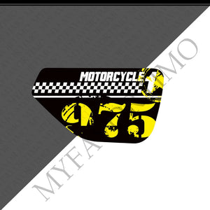 Autocollant décoratif sur réservoir de Harley Nightster - vue 24