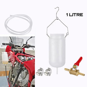 Petit réservoir de carburant d'appoint 1 litre avec robinet pour moto - vue 3