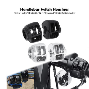 Cache de Boîtiers de Commodos (Switch Housing) - Harley-Davidson Sportster 2014-Up, Softail 2011-Up & Dyna 2012-2017 – photo 1/8