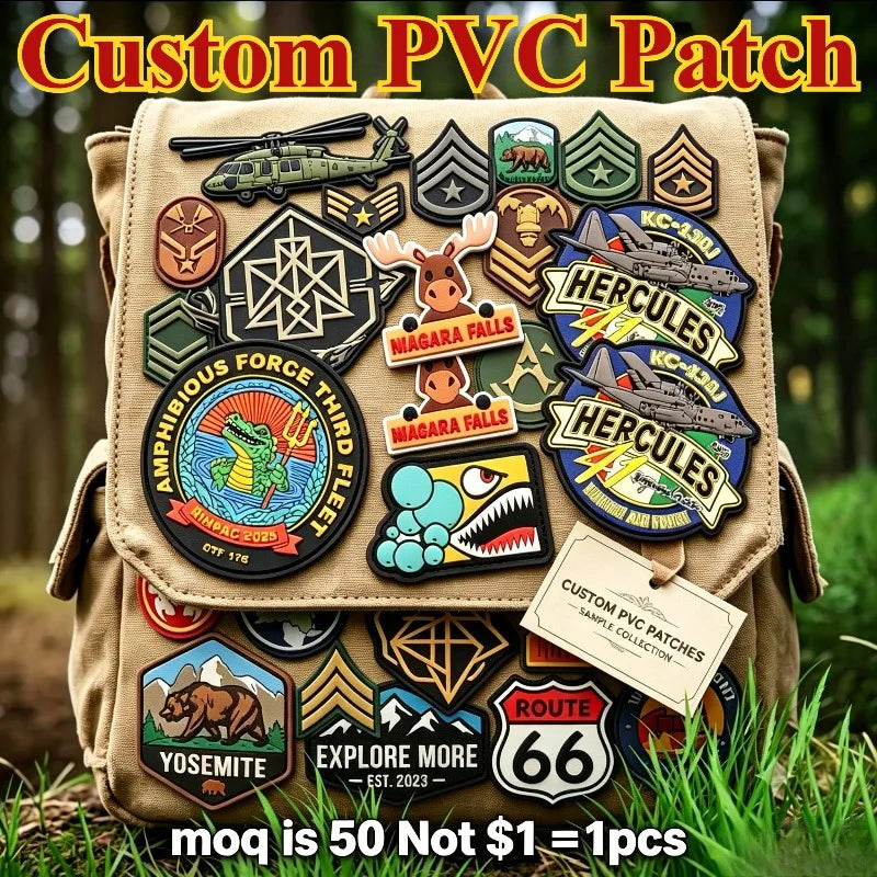 Écusson PVC personnalisé 3D avec logo - vue 2