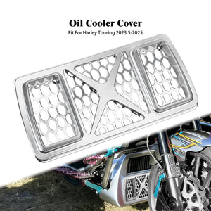 Grille de Protection Radiateur d'Huile en Aluminium CNC - Harley-Davidson Touring FLHTK 2023.5-2025 – photo 9/11