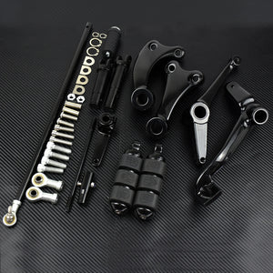 Kit complet de commandes avancées (forward control) avec repose-pieds et leviers - Harley Sportster XL 1200, 883, 72, 48, Iron 2004-2022 – photo 8/8
