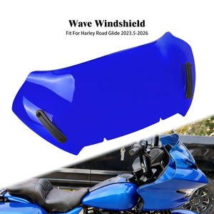 Pare-brise vague pour Harley-Davidson Touring Road Glide - vue 9