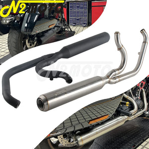Ligne d'échappement 2-en-1 pour Harley Softail Low Rider ST - vue 1