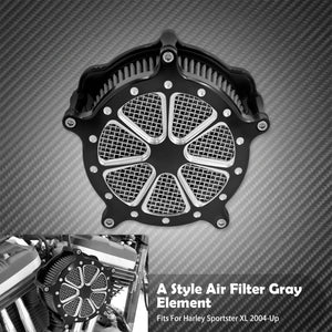 Filtre à Air CNC Aluminium (Turbine Air Cleaner) - Harley-Davidson Sportster, Dyna, Softail & Touring – photo 7/10