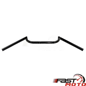 Guidon clubman noir mat pour moto café racer - vue 4