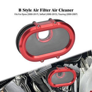 Filtre à Air avec Anneaux Décoratifs Interchangeables - Harley-Davidson Sportster, Dyna, Touring, Softail, Trike – photo 15/26