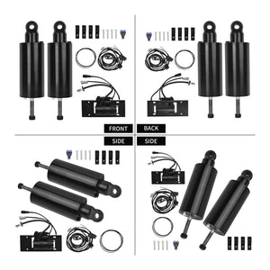 Kit de suspension pneumatique arrière avec compresseur pour Harley-Davidson Softail - vue 4