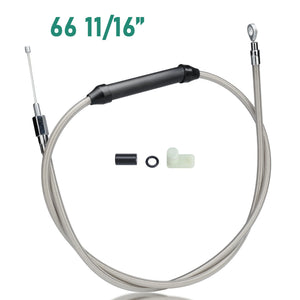 Câble d'Embrayage Tressé Inox - Harley-Davidson Touring, Dyna, Softail 1987-2006 – photo 16/16