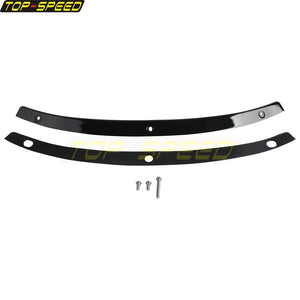 Bandeau chromé de garniture de pare-brise pour moto Harley-Davidson Touring - vue 8