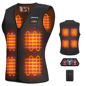 Gilet chauffant femme noir avec batterie externe - vue 7