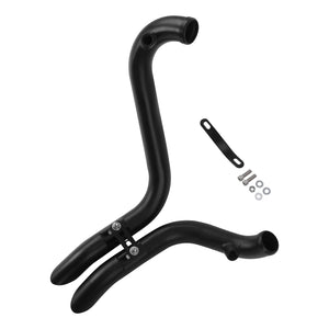 Drag pipes noir pour Harley Sportster Touring Softail Dyna - vue 6