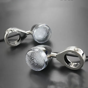 Clignotants LED à collier de fourche pour Harley Sportster Dyna - vue 3