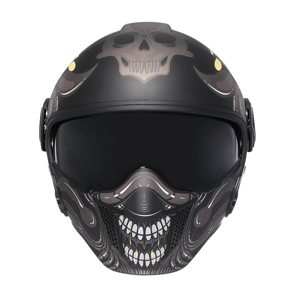 Casque Moto Modulable 4-en-1 - Double Visière, Homologué DOT/ECE - vue 2