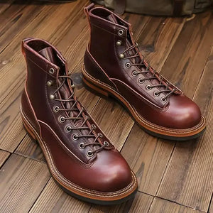 Bottines cuir cowhide homme - vue 3