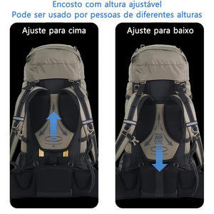 Sac à dos de trekking Naturehike noir 70 litres - vue 3
