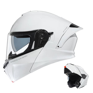 Casque moto modulable noir système flip-up - vue - vue 7