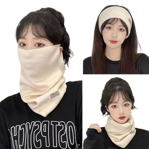 Cache-cou masque en polyester tricoté pour l'hiver - vue 8