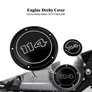 Caches chromés carter primaire et allumage pour Harley-Davidson Softail - vue 7