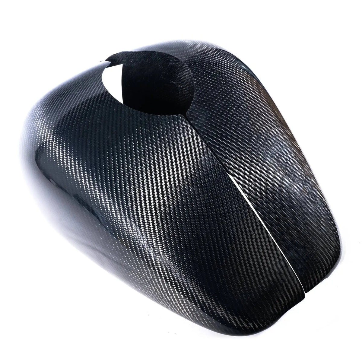 Cache de réservoir en fibre de carbone pour moto Harley-Davidson - vue 2