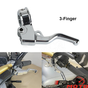 Levier d'embrayage chromé en aluminium pour moto Harley-Davidson Dyna - vue 14