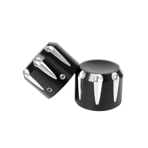Caches d'écrou d'axe avant pour Harley Touring et Dyna - vue 5