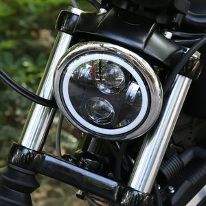 Phare LED 5,75 pouces pour Harley Sportster Dyna - vue 4