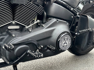 Cache derby et cache de distribution pour Harley Touring - vue 6