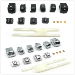Capuchons de boutons de commodo pour Harley Touring - vue 6