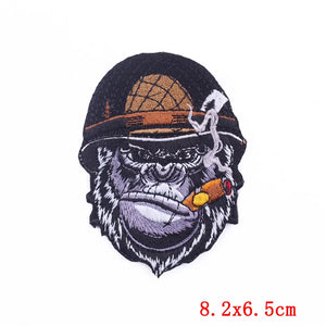 Écusson brodé biker/punk thermocollant - vue 23