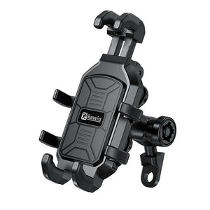 Support téléphone moto anti-vibration – fixation guidon ou rétroviseur pour navigation GPS - vue 6