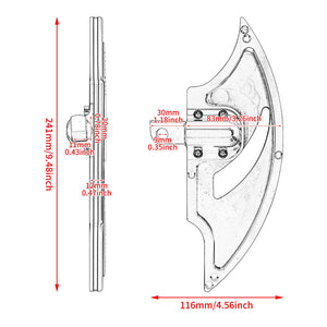 Repose-pieds plancher chromé pour Harley Road Glide - vue 6