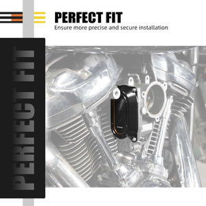 Cache de Corps de Papillon (Throttle Body Cap) Aluminium - Harley-Davidson Street Glide, Road King, Road Glide – photo 6/9