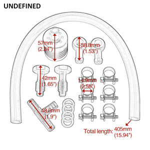 Support de filtre à air et reniflard en aluminium pour Harley-Davidson Big Twin Evolution 1993-1999 et Sportster XL - vue 6