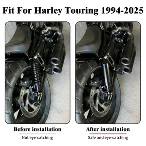 Kit Suspension Pneumatique Arrière Réglable Noir - Harley-Davidson Touring 1994-2022 – photo 2/6
