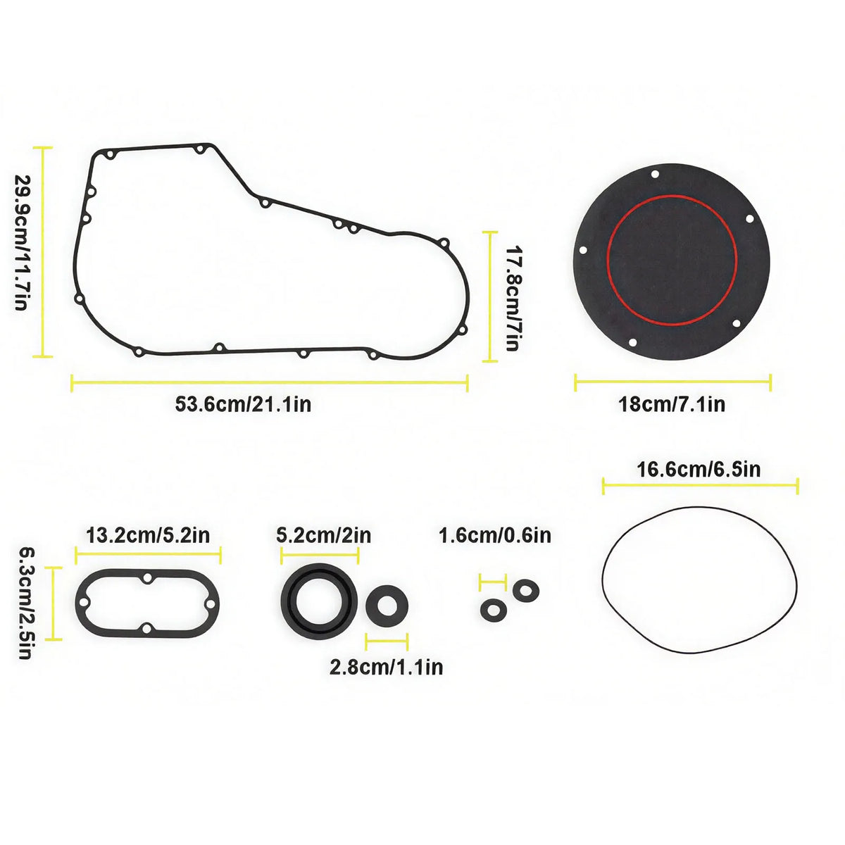 Kit joints de carter primaire pour Harley Softail Dyna - vue 2