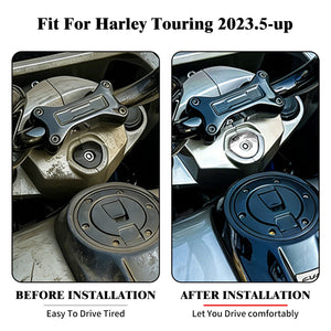 Cache de contacteur à clé chromé pour Harley-Davidson Touring - vue 2