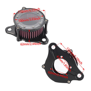 Kit filtre à air à couvercle transparent pour Harley Sportster - vue 2