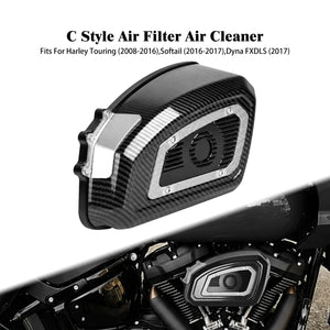 Filtre à Air Haute Performance Chromé - Harley-Davidson Sportster, Dyna, Softail, Touring (Multi-Modèles selon Année) – photo 9/10