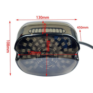 Feu arrière LED lay down pour Harley Softail Dyna Touring - vue 3