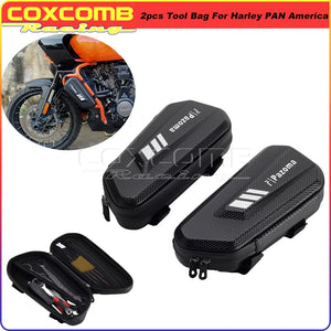 Boîte à outils en aluminium noir pour Harley-Davidson Pan America 1250 - vue 7